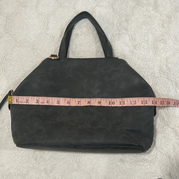 Free People - Charcoal Deep Gray 2-Way Handbag - Picture 16 of 16